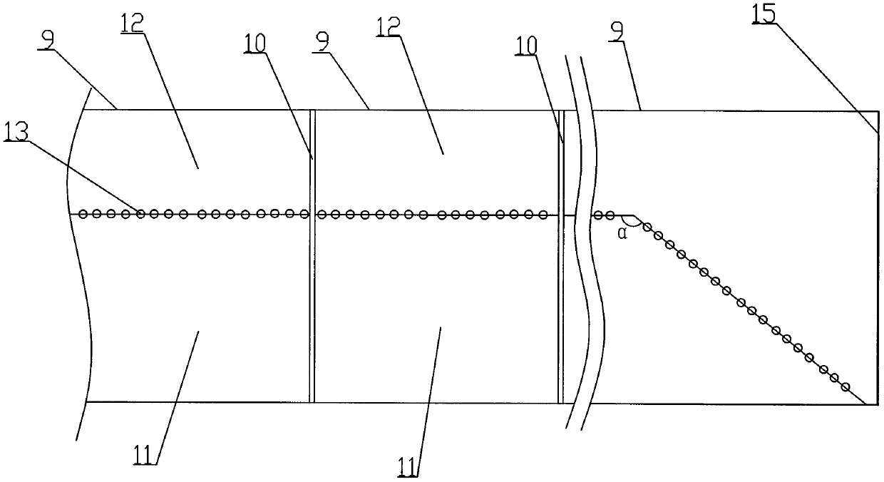 Biological ecological purification method for surface water