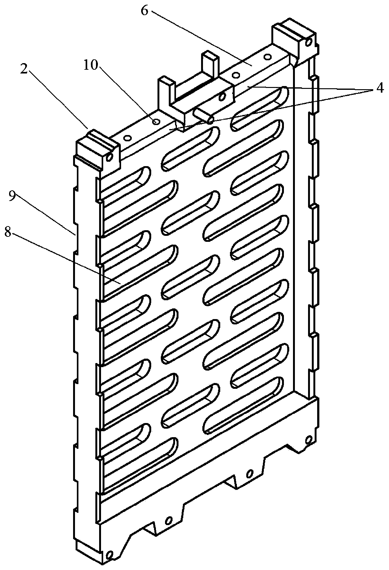 Cell assembling structure of combined battery