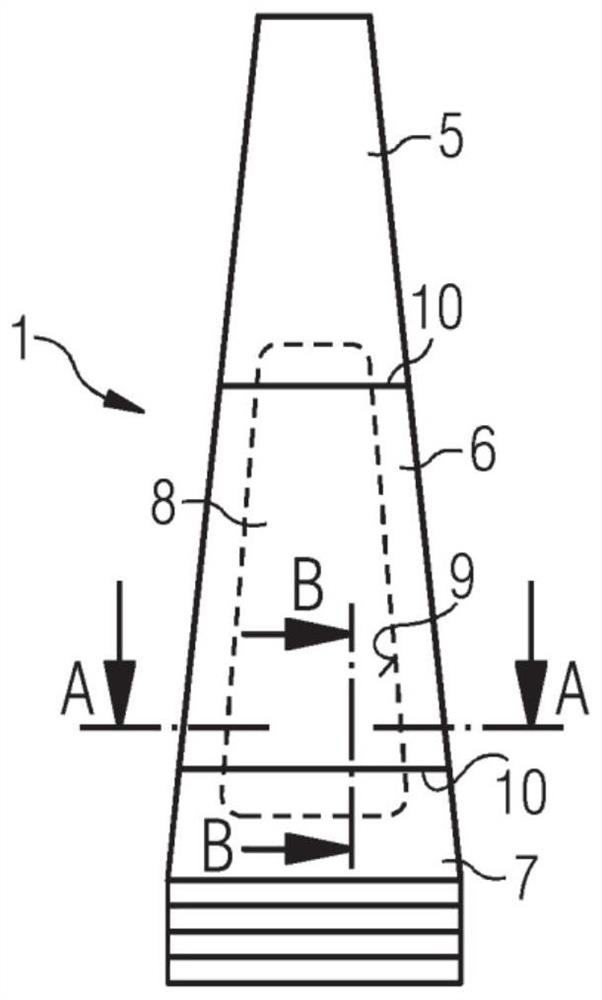 Rotor blade for a thermal rotary machine and method for producing such a rotor blade