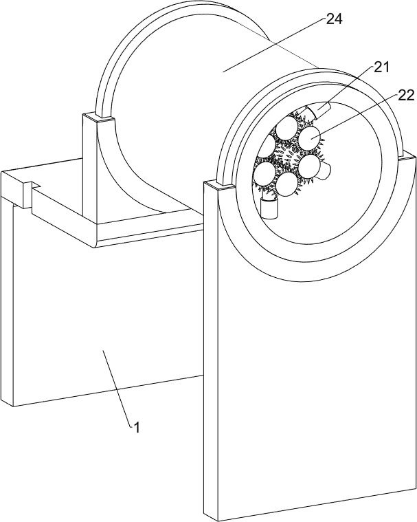 A variable diameter wire rope descaling device