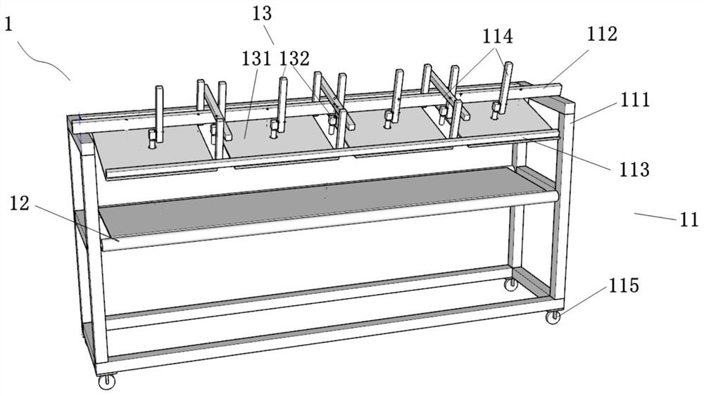 Cloth cover pre-inspection mechanism, cloth inspection device comprising same and cloth inspection method