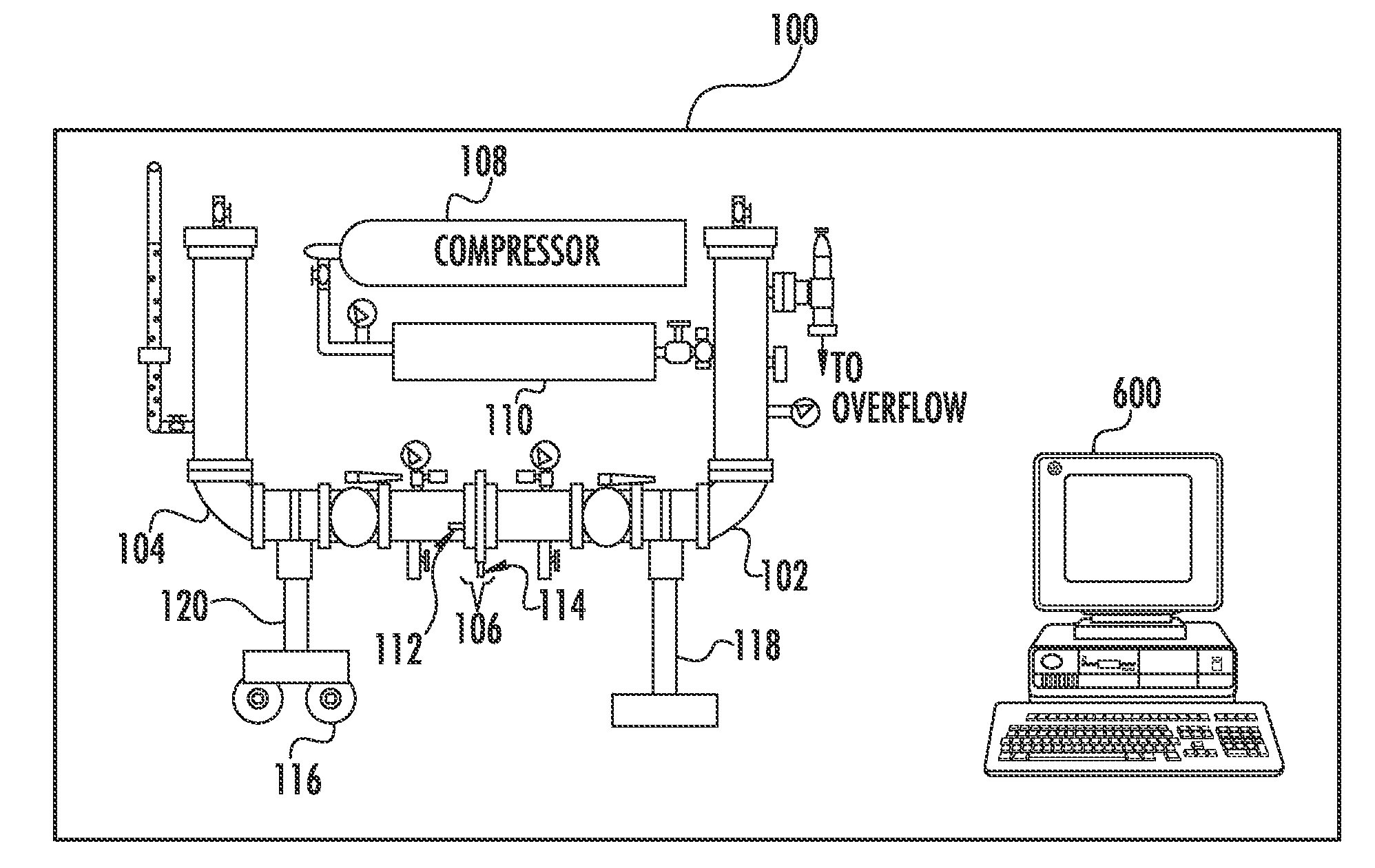 Systems and methods for determining a leak rate through an opening using acoustical sensors