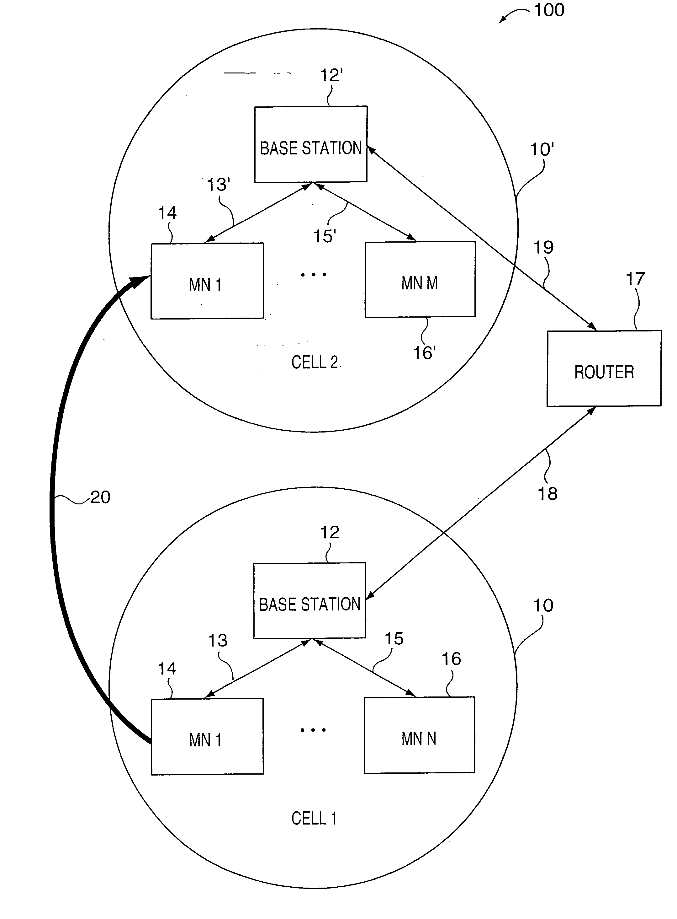 Methods and apparatus for controlling IP applications during resources shortages