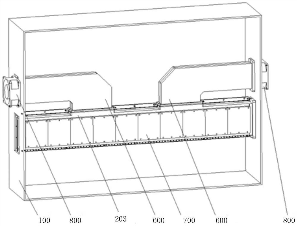 Double-layer air duct heat dissipation device