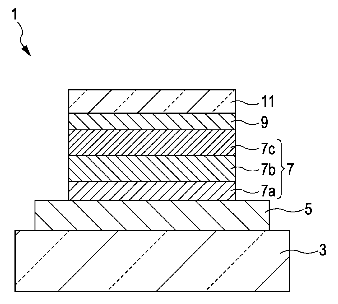 Organic electroluminescent element, display, and electronic apparatus