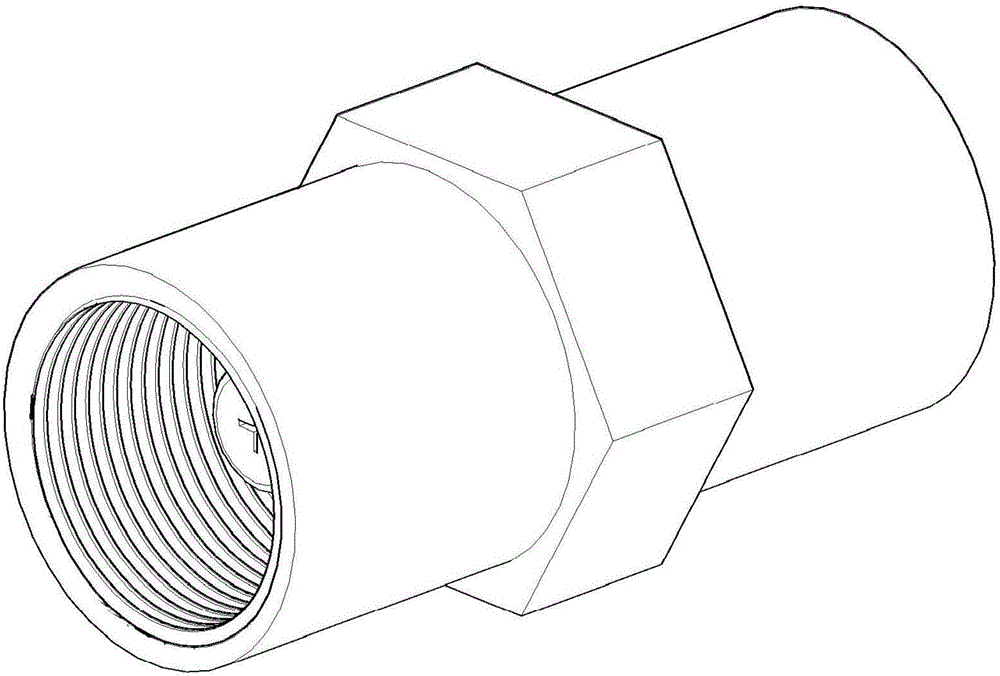 Water pipe connector capable of adjusting at water outlet end