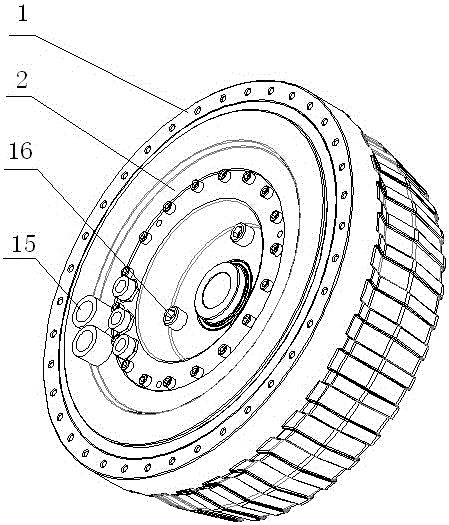 Novel wheel hub motor