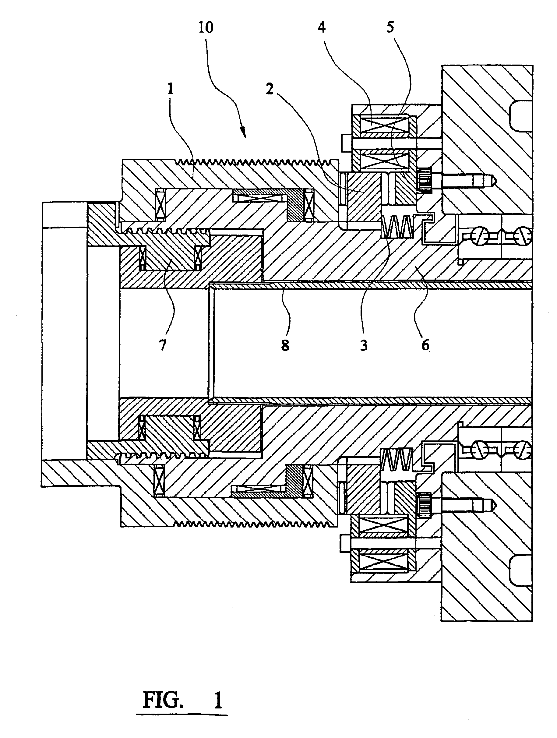 Actuator for workpiece holding device