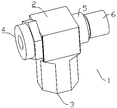 Anti-twist buffer for water flow pipe of marble grinder