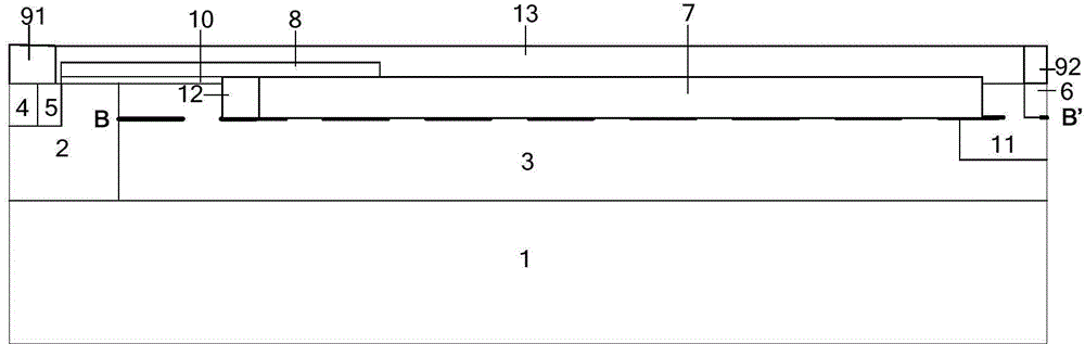 Transverse high-pressure device for reducing hot carrier effect