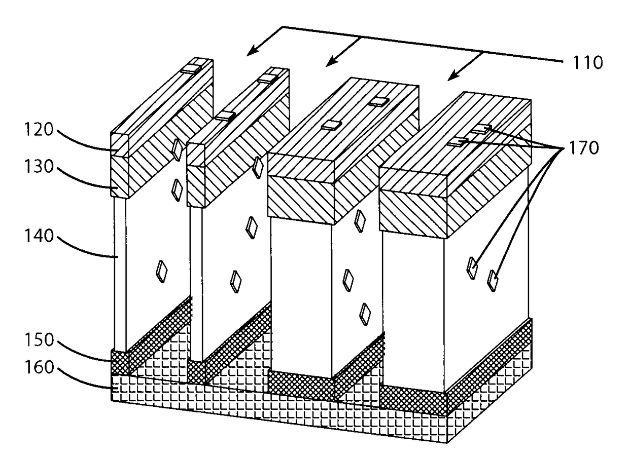 Method of etching a porous dielectric material