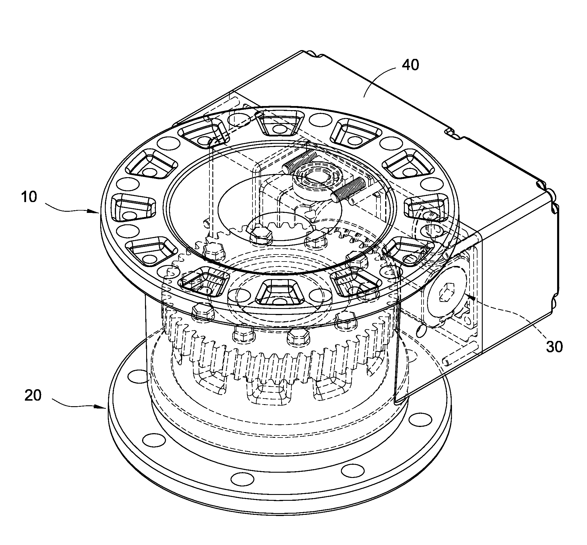 Steering device for use in solar tracking equipment