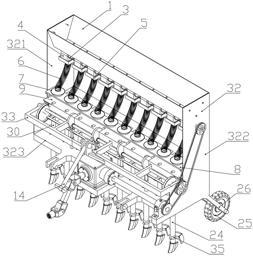 A garlic seeder