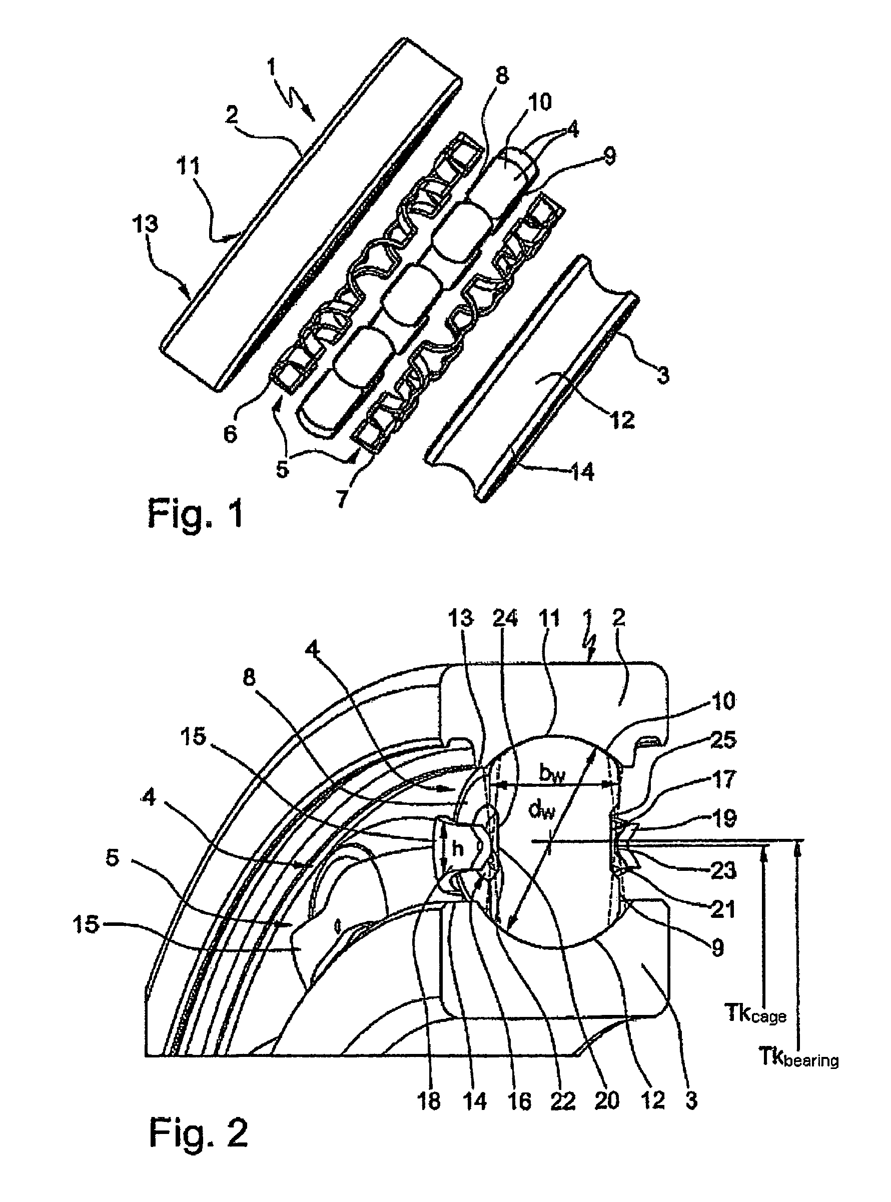 Radial antifriction bearing, especially single-row grooved antifriction bearing