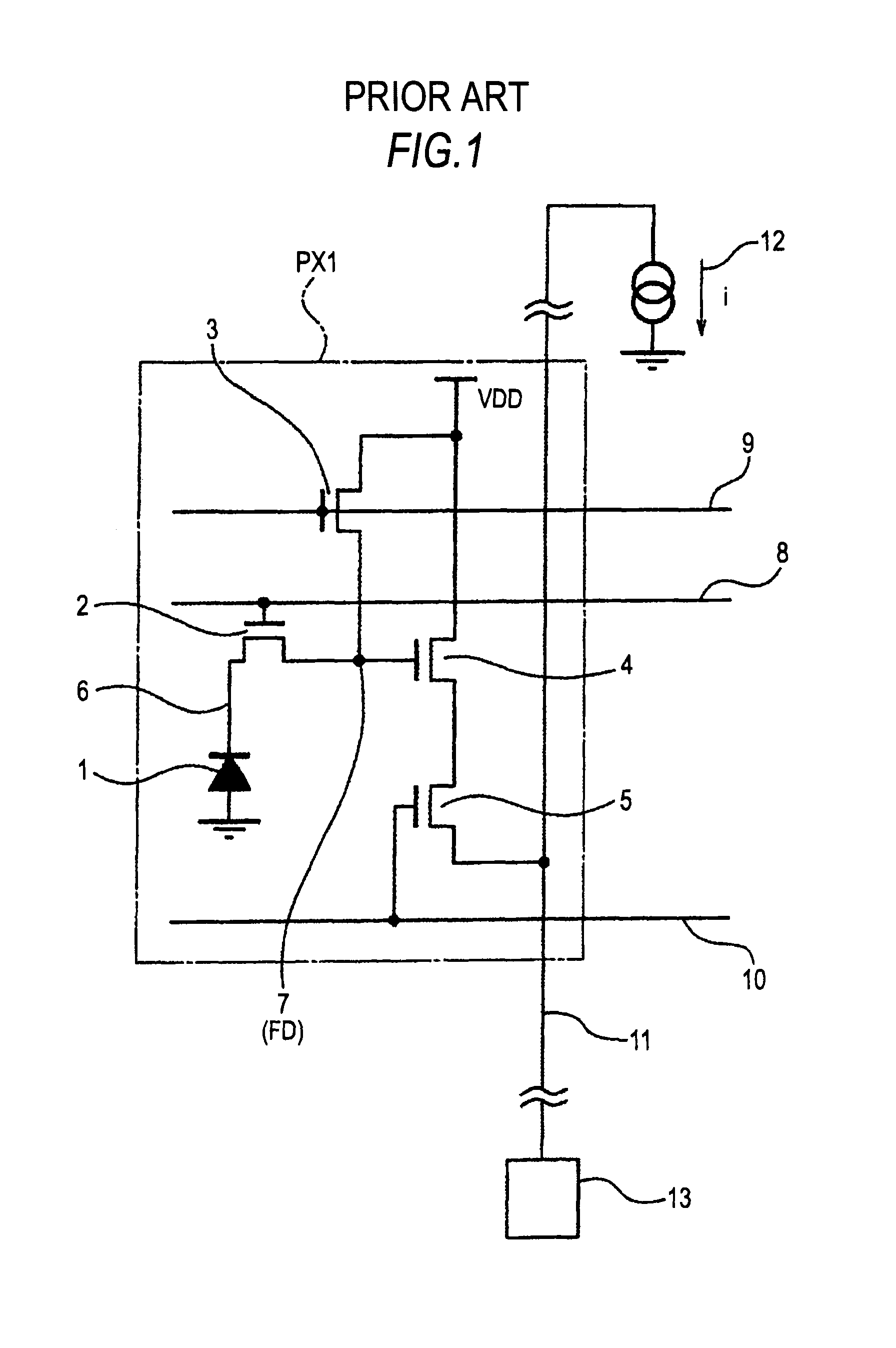 Pixel circuit, a solid-state image sensing device, and a camera system that facilitates charge transfer within a pixel