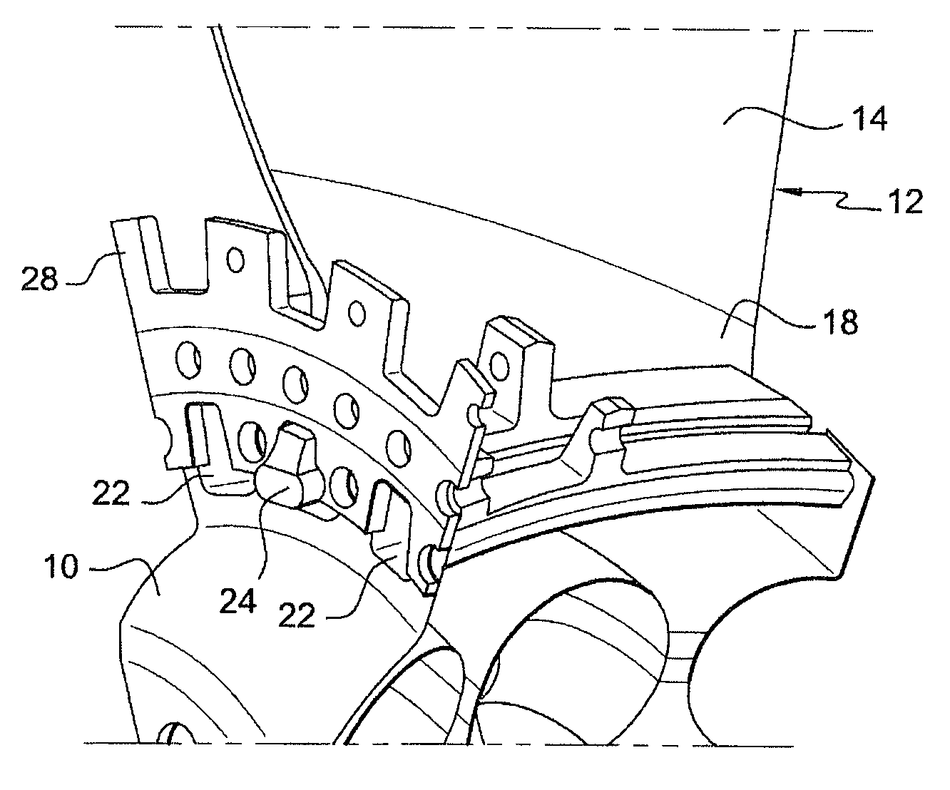 Rotor disk for turbomachine fan
