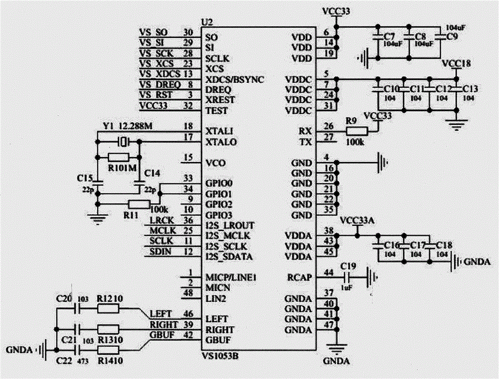 Audio player with adjustable compensation frequency