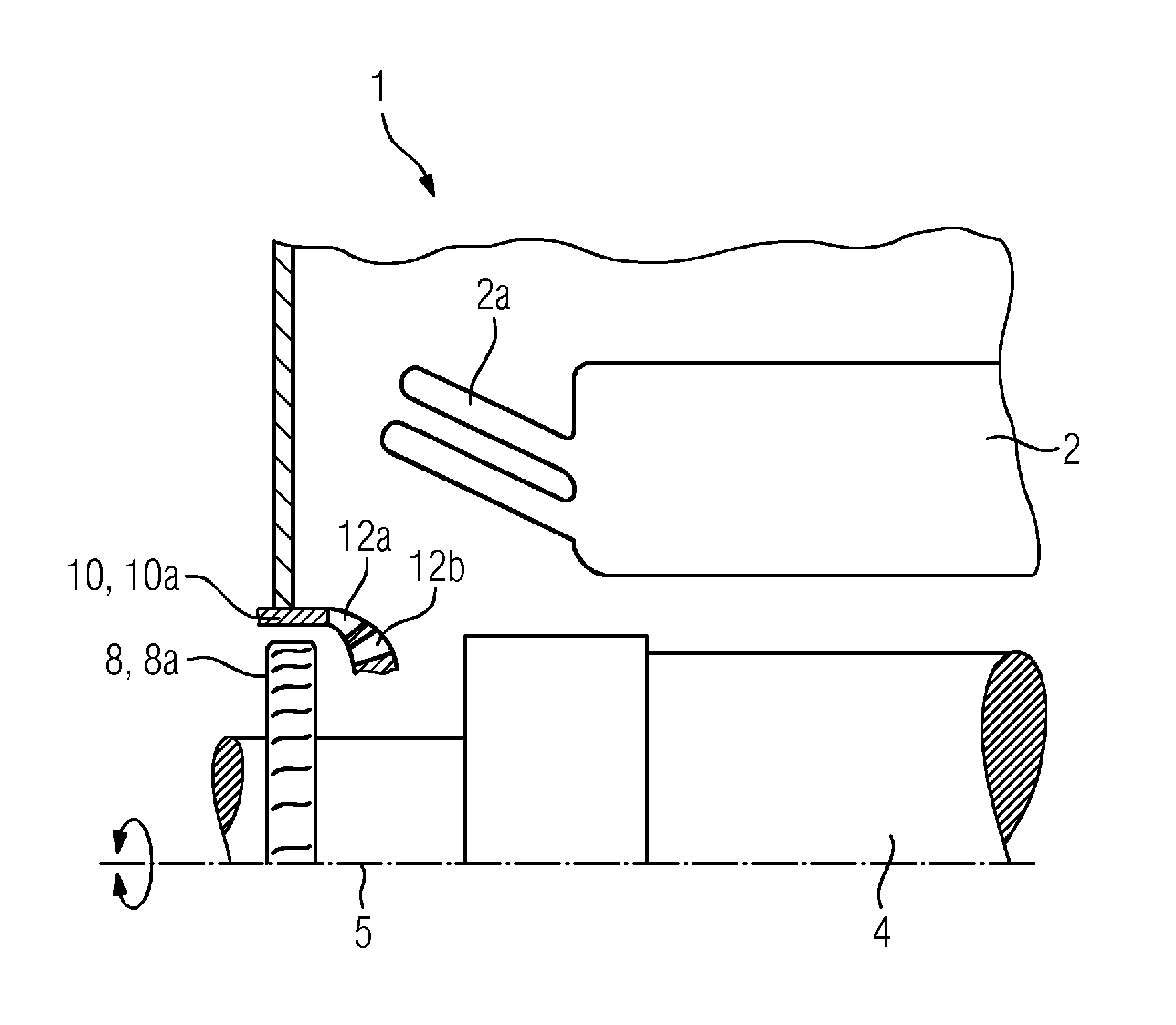 Fan directing element for an electric machine