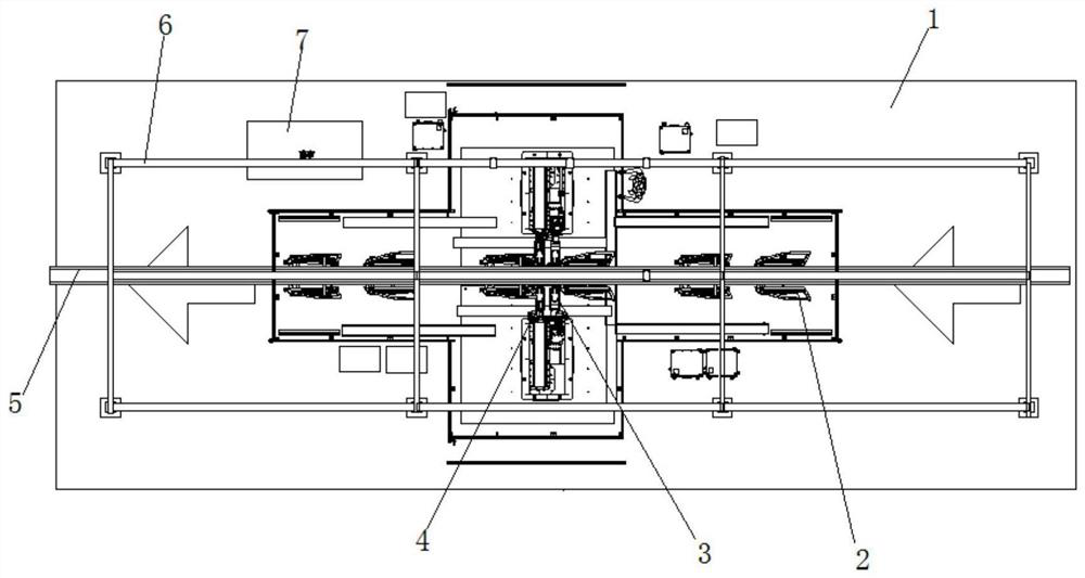 A kind of automatic equipment for car door gluing and method for gluing car door