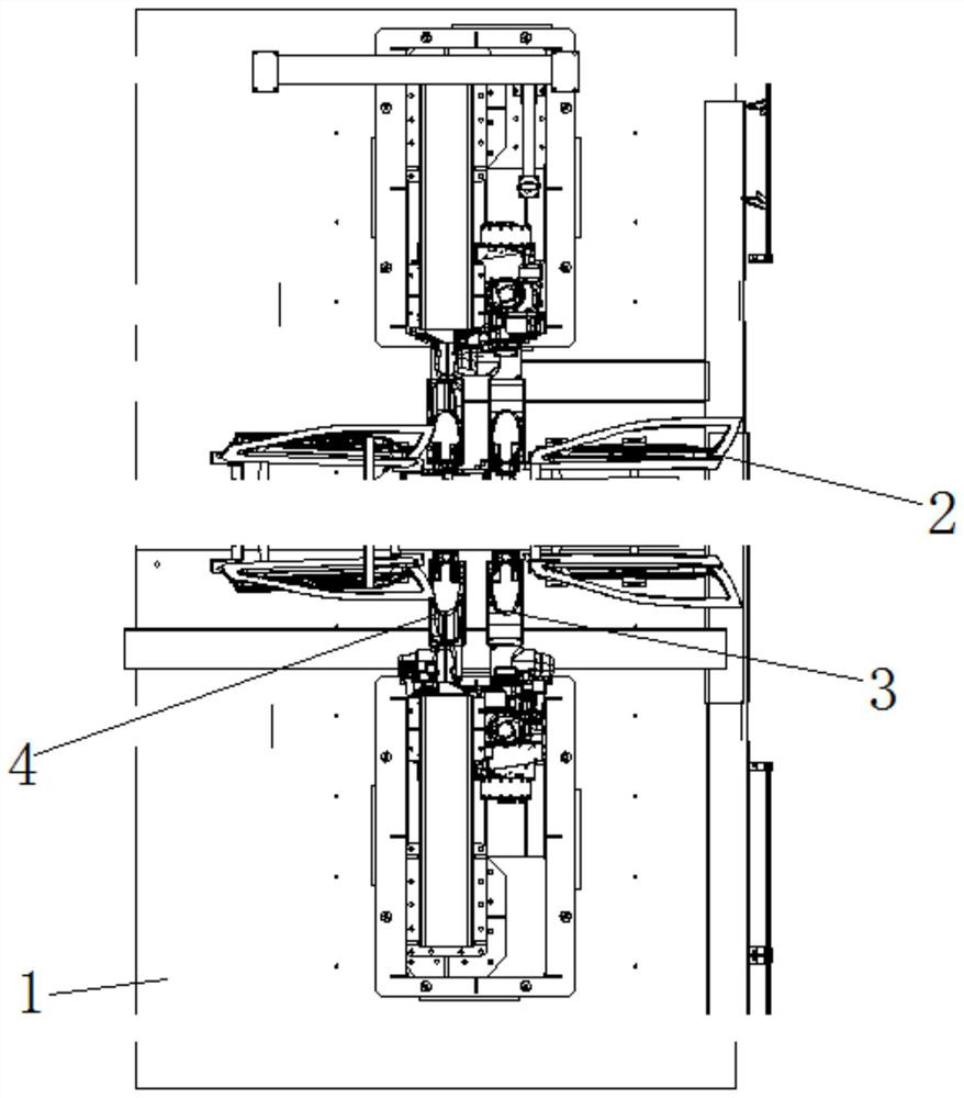 A kind of automatic equipment for car door gluing and method for gluing car door