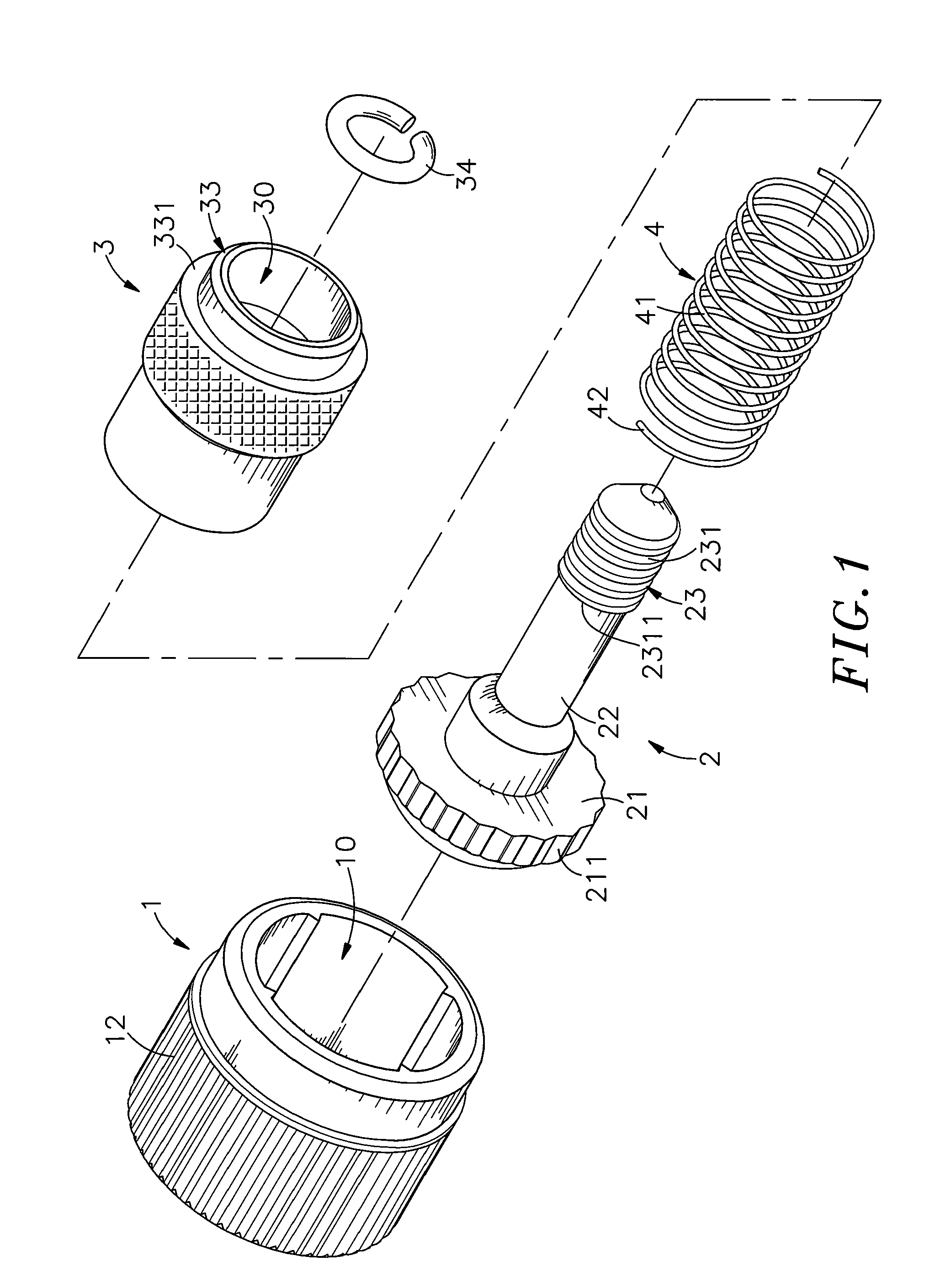 Method for the fabrication of a screw member for plate member fastener