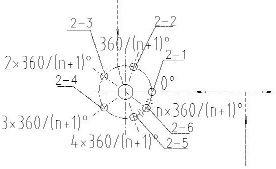 N-point single-line circumferential distribution type intelligent distributor