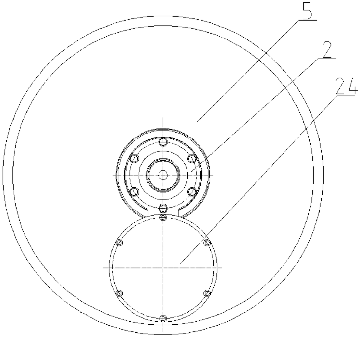 Attitude adjustment mechanism for underwater robot