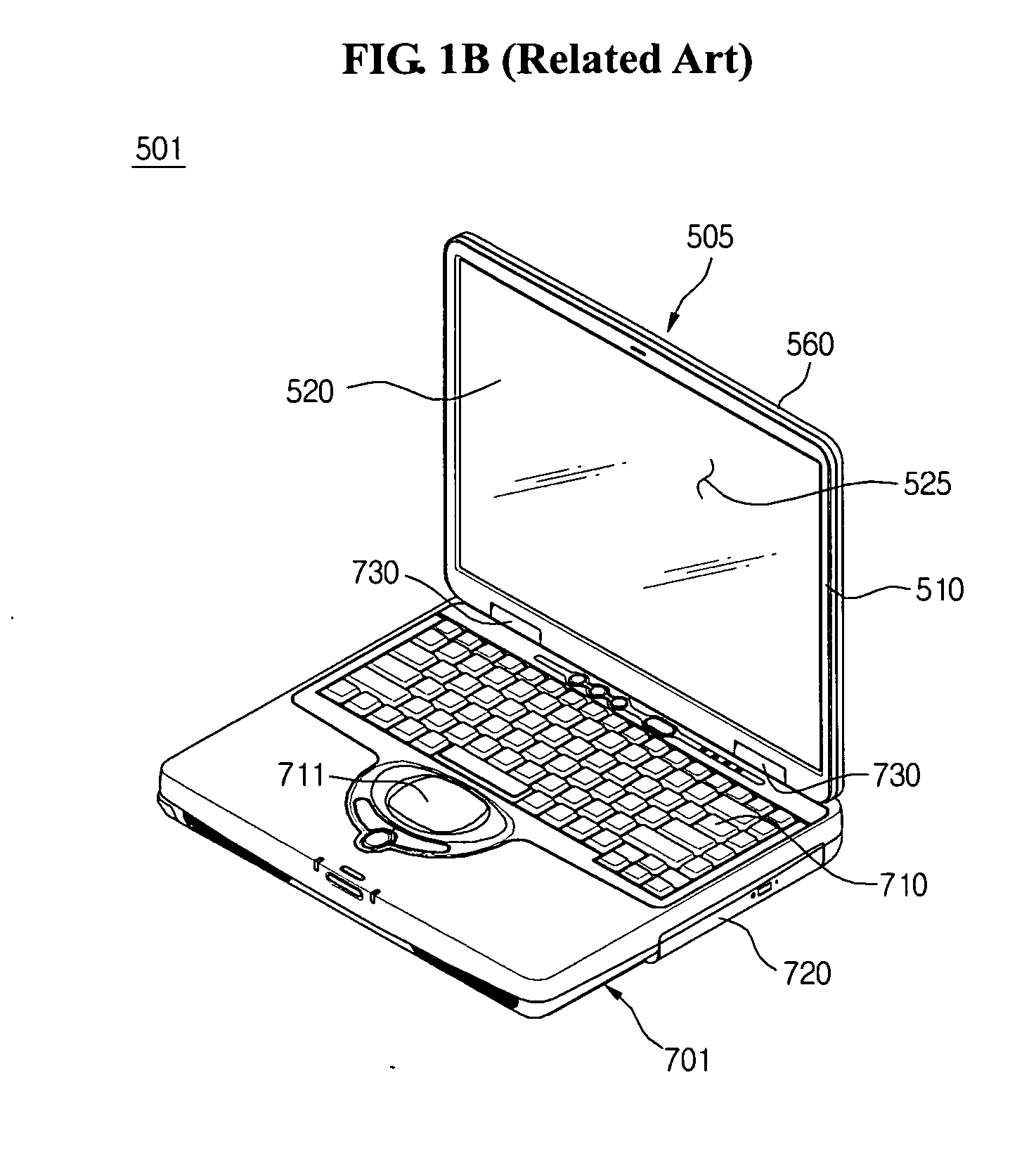 Liquid crystal display device and portable computer having the same
