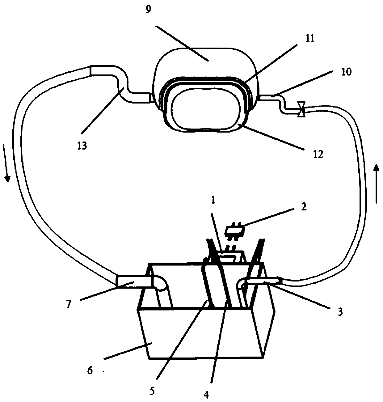 A device for treating human breast diseases