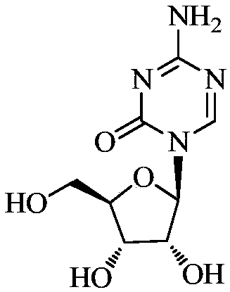 Stable azacitidine freeze-drying preparation and preparing method thereof