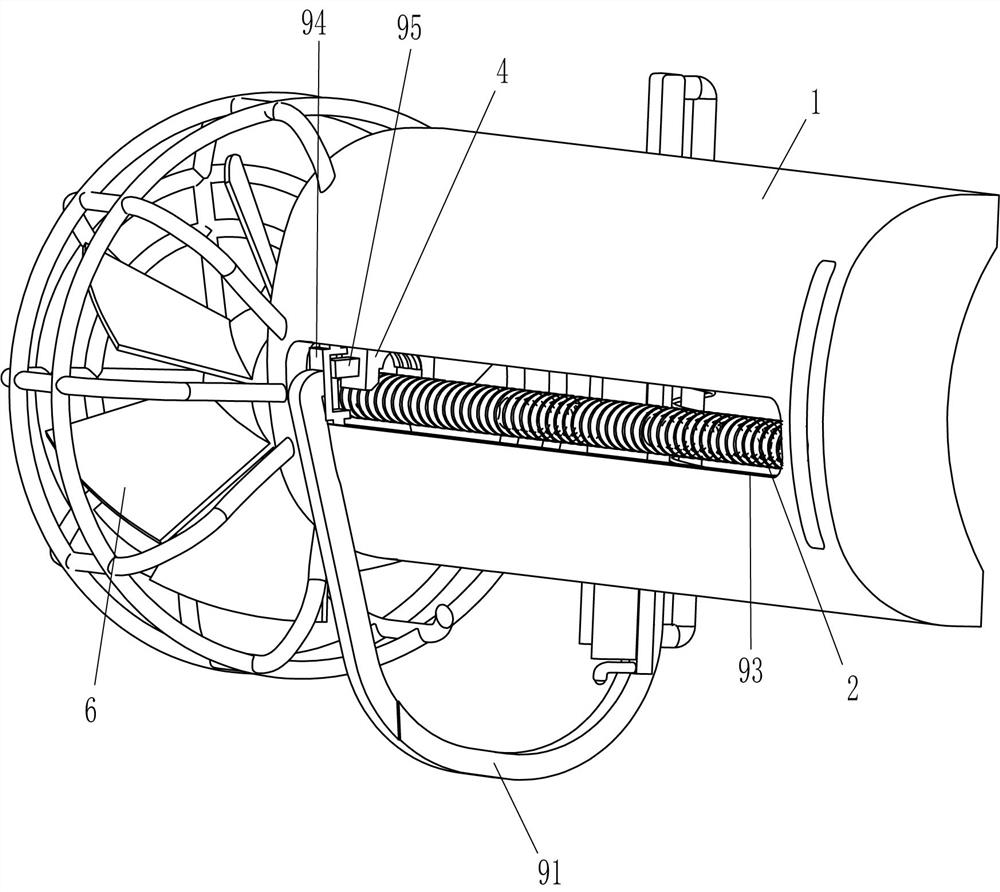 Wind-driven window wiper for automobile rearview mirror