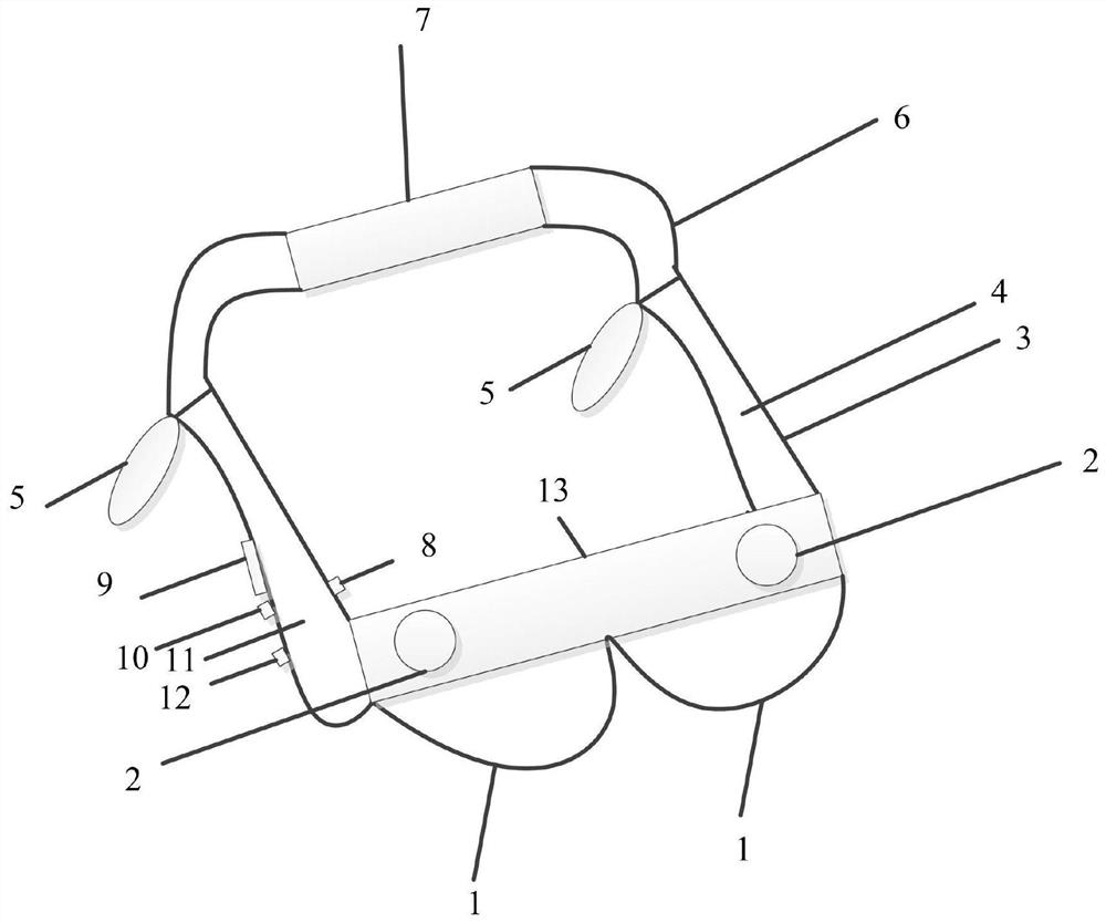 Intelligent glasses for blind person