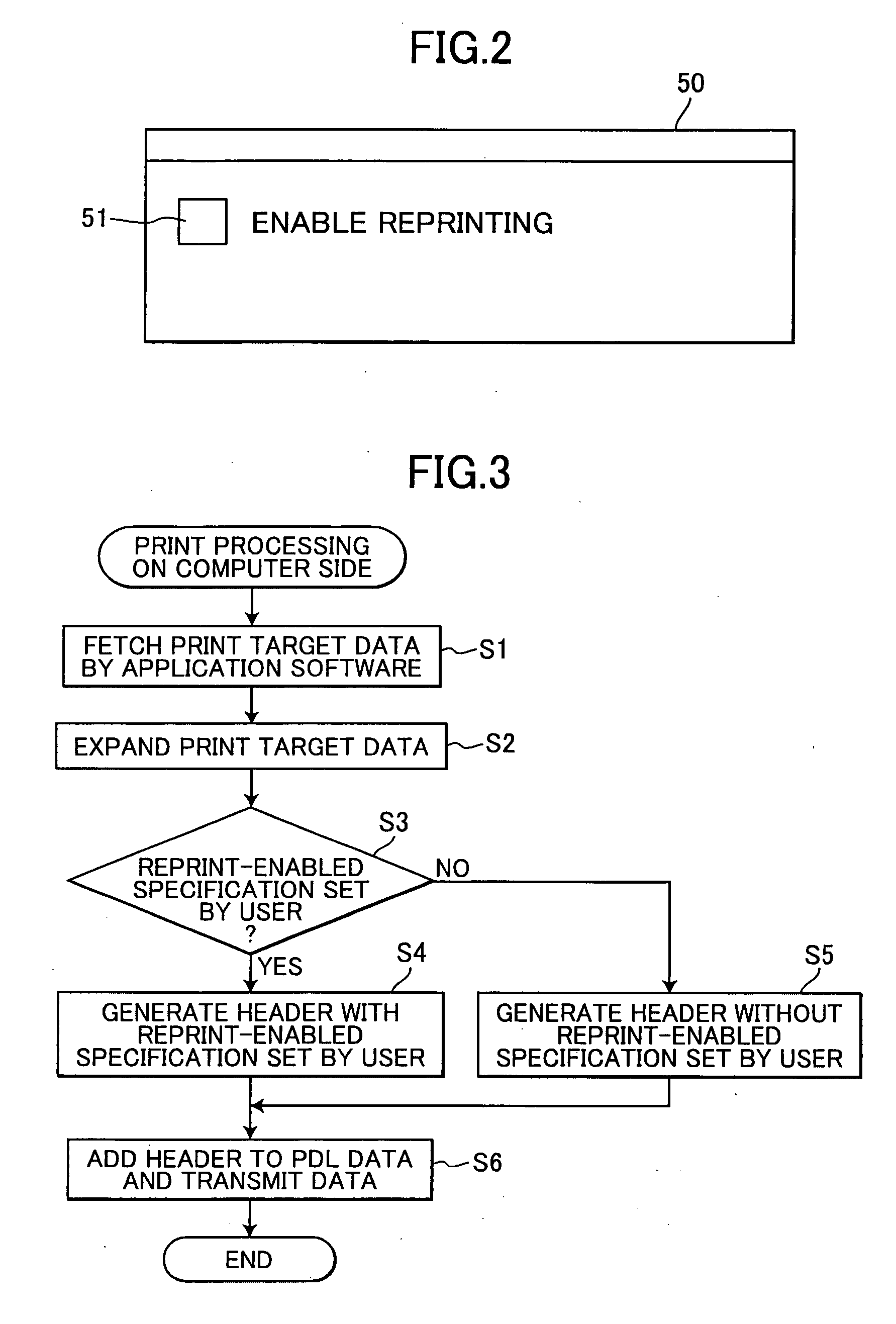 Image forming system having reprint function