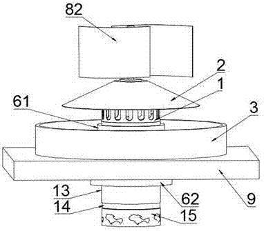 Light guide device with trotting horse lamp function