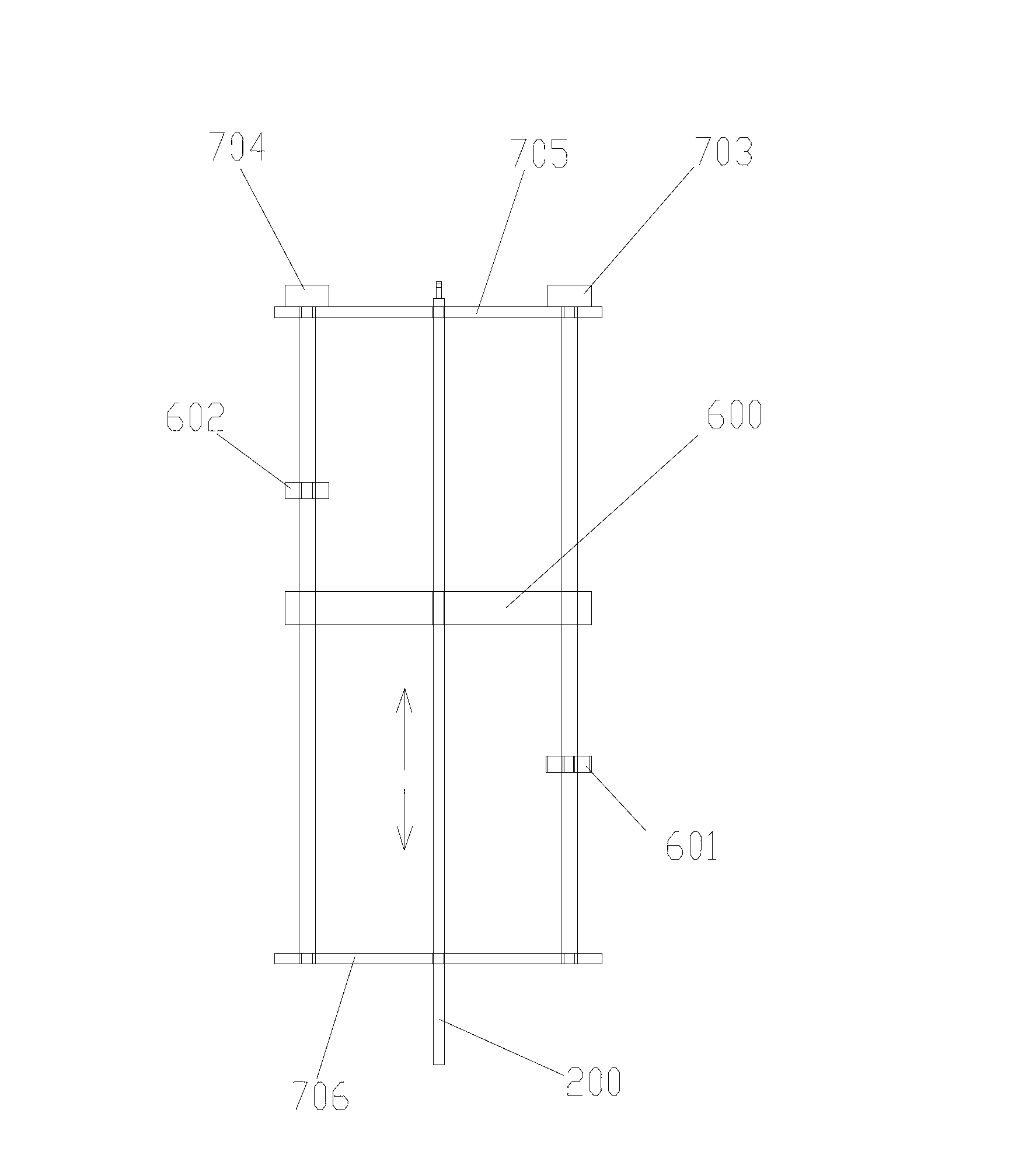 Clutch control device for bench test