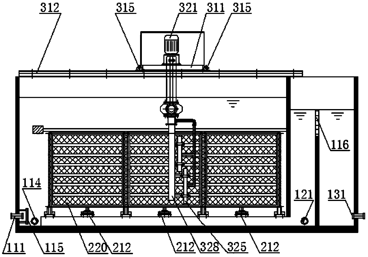 Cloth media filter system and sewage treatment method thereof