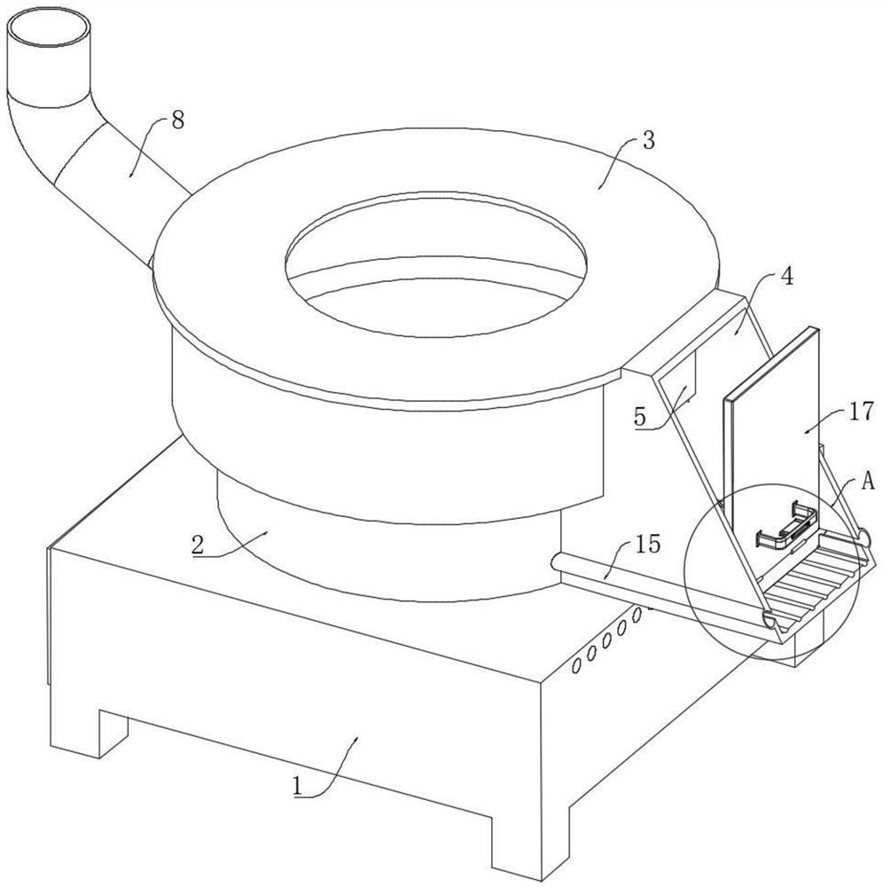 Stainless steel low-smoke furnace and operation method thereof