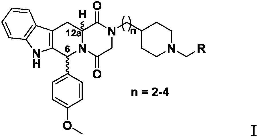 4-methoxyphenyl substituted tetrahydro-beta-carboline piperazine dione derivative and uses thereof