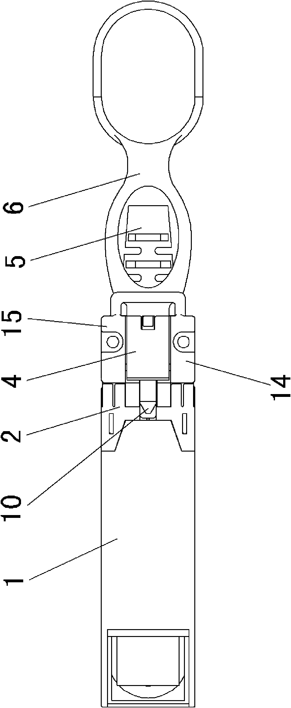 Guy-wire-knockout electric connector and guy-wire-knockout electric connector assembly