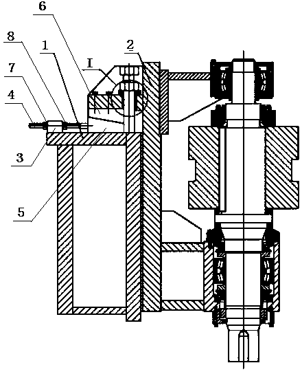 Vertical roller height adjustment method and implementation mechanism