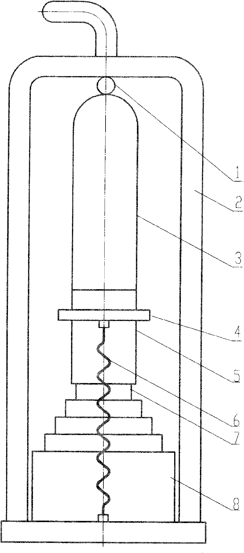 Anti-electrostatic crane tube telescopic oil drain device