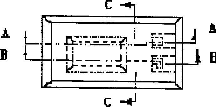 Multilayer structure bonded seal protective capacity pressure sensor and producing method