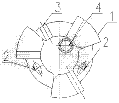 A variable flow drilling and punching integrated nozzle