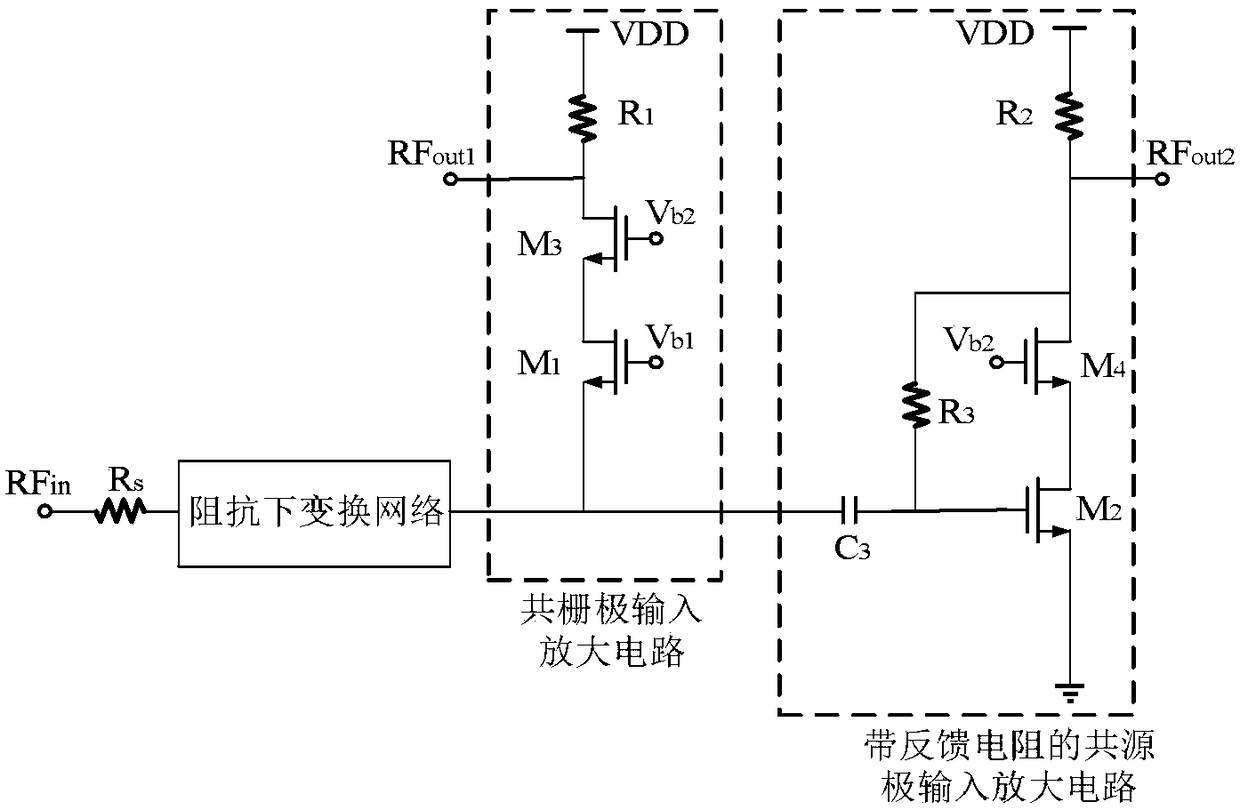 Low Power Bidirectional Noise Canceling LNA