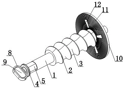 Rotary blendor mechanism of mantis shrimps