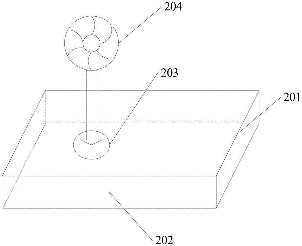 A kind of hard disk box and electronic equipment