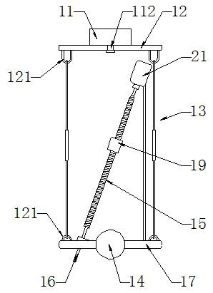 Suspension sliding type welding device and using method