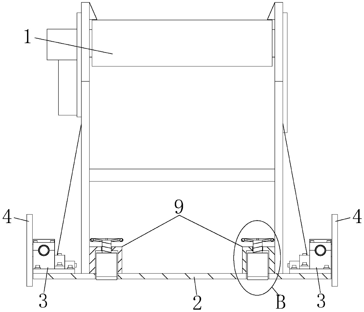 Automobile sheet metal conveying device