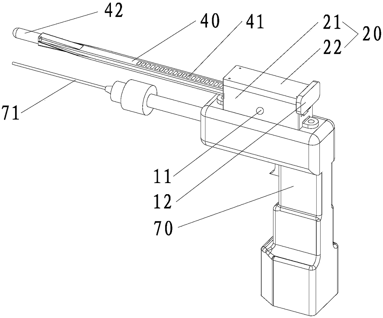 Medical drilling tool with depth measurement function