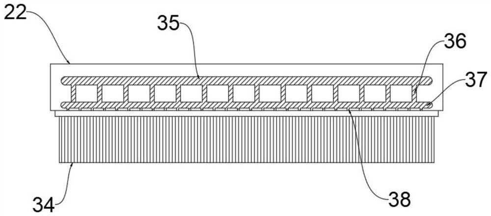 A glue coating device for protective film production